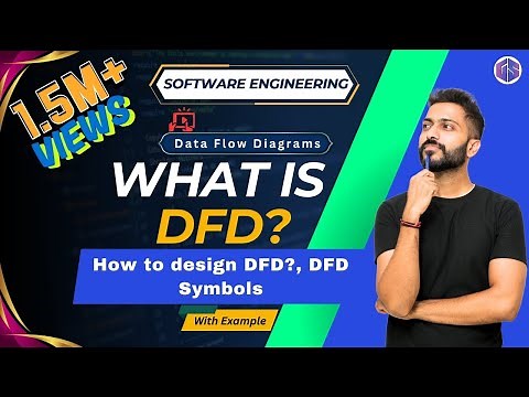 What is DFD? How to design DFD, Symbols, examples full explanation