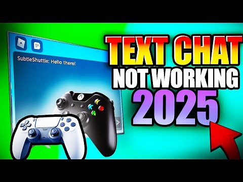 ROBLOX How To GET & USE & FIX TEXT CHAT on CONSOLE! (PS4/PS5/XBOX) GUIDE!
