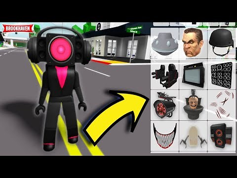 HOW TO TURN INTO Skibidi Toilet in Roblox Brookhaven! ID Codes Speakerwoman EP 60 & 61