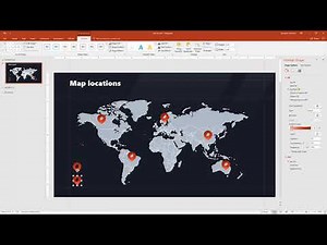 Map animation in PowerPoint