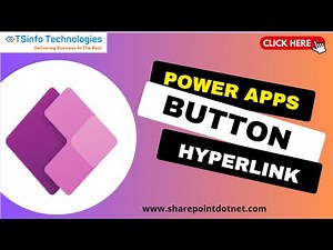 Create Hyperlink Button in PowerApps | PowerApps Button Link to Website | PowerApps Hyperlink Button