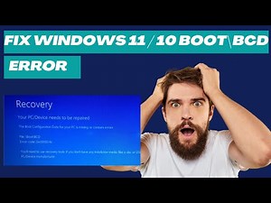 Fix Windows 11 / 10 Boot\\BCD Errors Easy Solution 2024