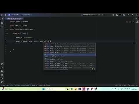 Character Frequency Count in Java 8 Using Streams | Interview Question