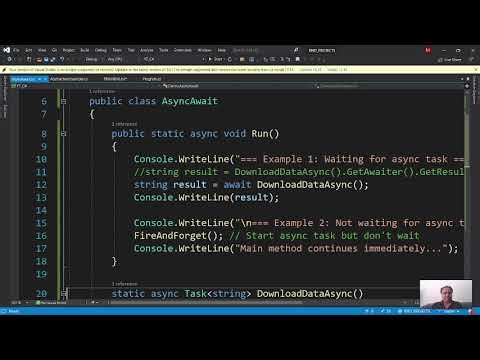 Day 3 | Lesson 3 | Async and Await in C# , Threading