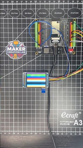 ESP32 + Mini LCD Demo - ST7789 Driver #esp32 #esp32project #arduino