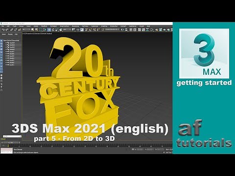 From 2D to 3D - Getting Started in 3DS Max (part 5)