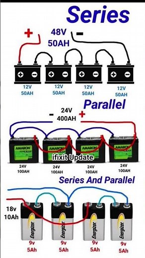 Battery 🔋 Connection in Series | Increase Voltage Easily ⚡ | Battery Wiring Tutorial (USA 2025