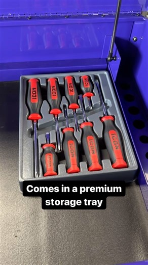 We’ve updated our #ICON Professional Mechanics #Screwdriver Set! Like all ICON hand tools, these screwdrivers are backed with a hassle-free, lifetime warranty. Priced at $49.99. #HarborFreight #ICONtools #handtools | Harbor Freight