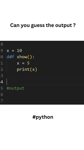 Local VS global variable #python #coding #challenge | Enjoy Healthy Code | Facebook