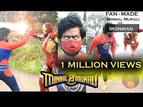 Minnal Murali Vs Ironman | Fight SCENE | Fan made Fight | Minnal Murali