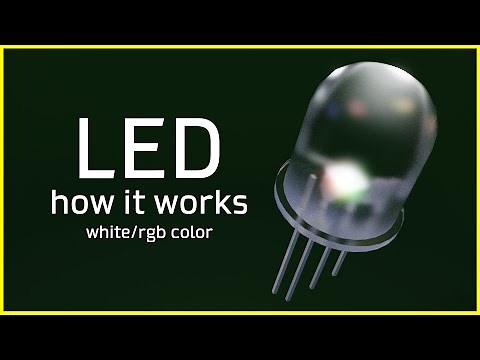 How LED works ⚡ What is a LED (Light Emitting Diode)