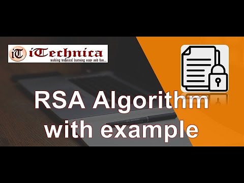 21. RSA Algorithm with example