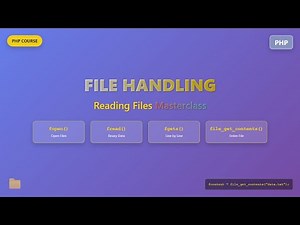 PHP File Handling Tutorial: Reading Files Explained for Beginners 📁
