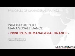 Principles of Managerial Finance