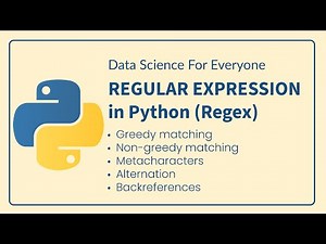 Mastering Regex in Python | Learn Regular Expressions with re Module (Beginner to Advanced)