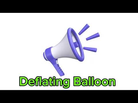 Deflating Balloon Sound Effect || Soundance