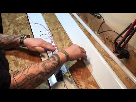 Install Lithonia Fluorescent Lights in Garage or Shop Ceiling & Review