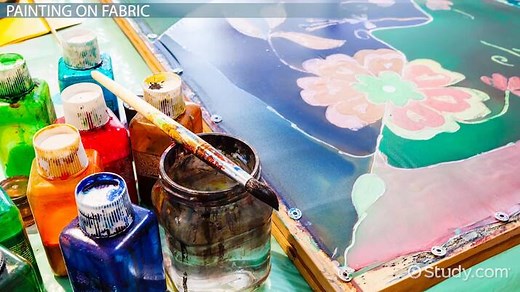 Fabric Painting Definition, Techniques & Steps
