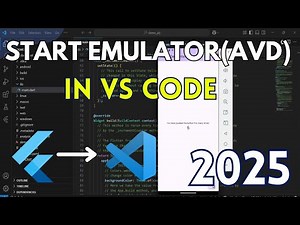 Start Android Emulator(AVD) Directly from VS Code [2025] | Android App in VS Code