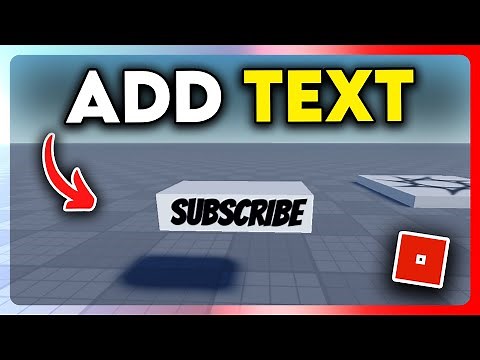 How to Add Text in Roblox Studio (2025)