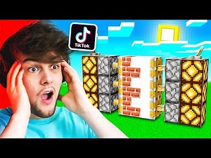7 MINECRAFT TIKTOK HACKS that ACTUALLY WORK!