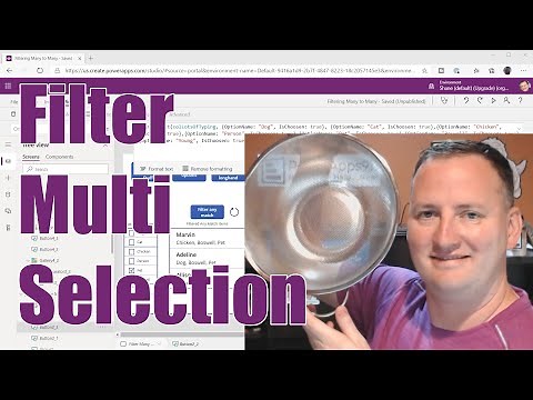 Power Apps filter multiple selections - Exact or All options - Try again