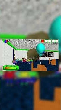 BALDER DASH AND STUDENT SHUFFLE!? | Baldi's Basics Plus (PineDebug) #baldisbasics #shorts #chaos