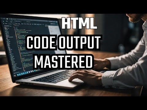 "Coding Input & Output Explained | HTML Table Example in Urdu/Hindi