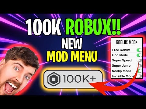 Roblox Mod Menu for UNLIMITED Robux on iOS, Android 2024🔥Mod Apk Install Tutorial