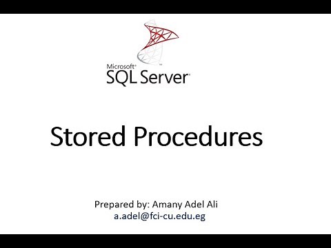 T-SQL Stored Procedures P01|Stored Procedure What & Why? Create Execute Modify Drop Stored Procedure