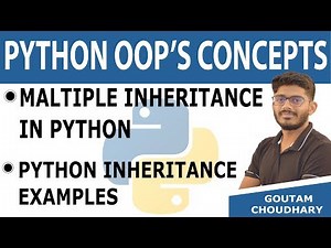 #30 Multiple Inheritance in Python - Python Tutorial for Beginners