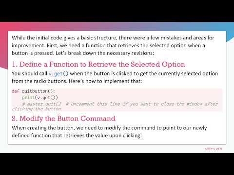 How to Successfully Retrieve Chosen Options with Tkinter in Python