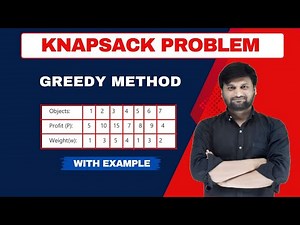 Knapsack Problem with Example | Greedy Algorithms in DAA | Fractional Knapsack