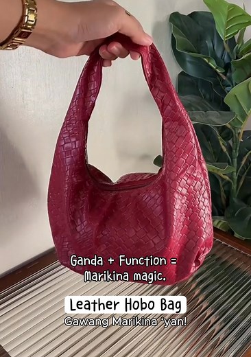 Not just beautiful — it’s built to last. 🤎 A bag you’ll carry for years, not seasons. Each Leather Hobo Bag is made from premium woven PU leather — soft to the touch, yet structured to keep its shape. Thoughtfully crafted to stand the test of time, and style. ✅ Durable craftsmanship ✅ Minimalist woven design ✅ Made to age beautifully 🚚 Free Shipping COD Nationwide 👉 www.gracenglow.shop/leather-hobo-bag | Marikina Leather Creations