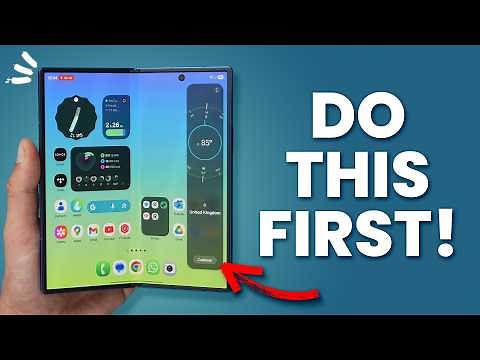 Galaxy Z Fold 7 - First Things To Do ( 16 Tips & Tricks ) Part 1 of 3