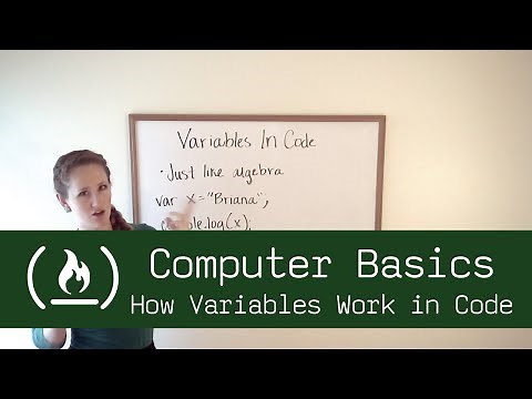 Computer Basics 19: How Variables work in Code