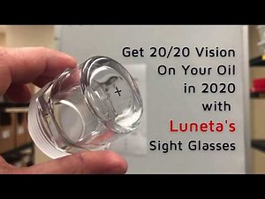 Crystal Clear Oil Sight Glass