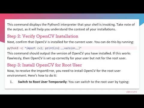 Resolving ImportError: No module named cv2 on Raspberry Pi Project