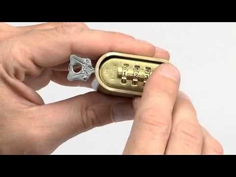 Operating the Master Lock high security combination locks