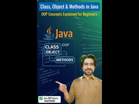 Class, Object & Methods in Java | OOP Concepts Explained for Beginners