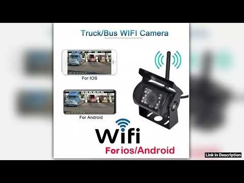 Bileeko WiFi Car Rear View Cam Backup Reverse Wireless Camera For Car Truck RV Trailer Smartphone