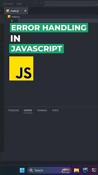 ✅ Error Handling in JavaScript 🔥 #javascriptdev #javascript