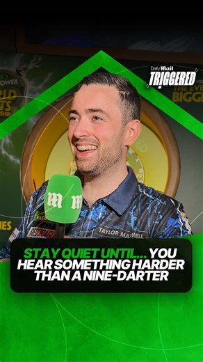 TRIGGERED with Luke Humphries: Stay quiet until you hear a better accomplishment than a nine-darter? 🎯🤔 #darts #lukehumphries #pdc #sports