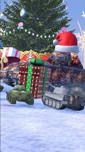 Explore Festive Town in WoT Blitz right now! The holiday atmosphere is already here 🎄🎁🤗