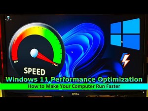 Windows 11 Performance Optimization: How to Make Your Computer Run Faster