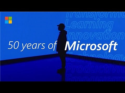 50 Years of Microsoft | Our future is you