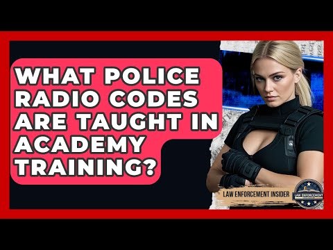 What Police Radio Codes Are Taught In Academy Training? - Law Enforcement Insider