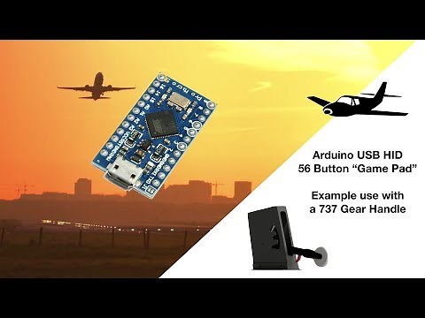 Arduino 56 Button Joystick 737 Gear Control