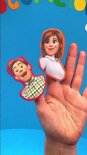 Daddy Finger, Daddy Finger! 👨🎶 Kids Puppet Song