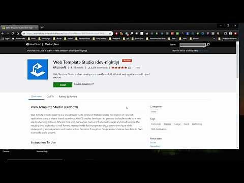 VSCode Web Template Studio